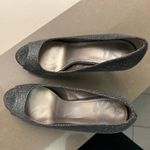 Fergalicious Heels Elegant Black/Silver  Peep-Toe Heels 8 M  by Fergie Photo 5