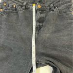 ASOS  River Island Bella Jeans Black Straight Leg Crop Raw Fringe Hem Photo 10