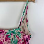 J.Crew Floral Cotton Wrap Midi Dress Size 10 Tropical Beachy Resort Preppy Photo 4