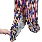 London Times Womens Size 12 Striped Sleeveless Maxi Dress Side Slit Keyhole Photo 4