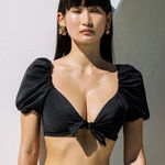 Cleobella MAUDE TOP Bikini Size XS BLACK NWT Photo 0