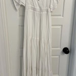 Lizard Thicket  White/Cream Maxi Dress Photo 0