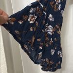 American Eagle Américan eagle outfitters  Floral Blue Wrap Dress Photo 3