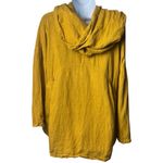 Completo Lino by Arthurio 100% Linen Gold Hooded Pullover Top Lagenlook M Size undefined Photo 4