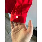 Apostrophe  Women's Red Quarter sleeve double front pocket button down size‎ 18 Photo 4