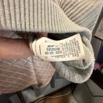 Aerie  Hoodie Women Size Small Gray Green Ribbed Terry Cropped Hooded Sweatshirt Photo 4