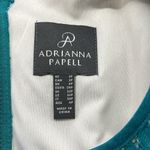 Adrianna Papell NWT Teal Green Sleeveless Lace Shift Dress Size 2P Photo 9