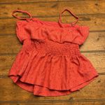 Eyeshadow  Tiered Ruched Middle Pink Spaghetti Tank Top Size Medium‎ Photo 3