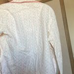 FINAL MARKDOWN Vintage Flannel Pajama Set with Pink Trim 40 Photo 3