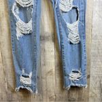 SheIn Small Hi-Rise Distressed Cropped Jeans with 5 Pockets Photo 3