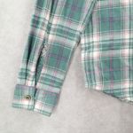  Green Flannel Plaid Natural Reflections Western Rodeo Large Photo 5