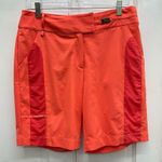 Tail peach coral Bermuda golf shorts women's 8 various pockets Orange Photo 0