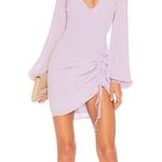 L'Academie Pearl Ruched Dress in Lilac Size xs Photo 0