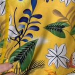 Zyia  Yellow Floral Light N Tight Hi Rise Mesh Leggings Pants Size Small 6-8 Photo 2