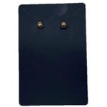 New purple crochet button earrings metal stud retro earrings crochet button Photo 3