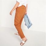 Old Navy NWT  High Rise Linen Blend Straight Leg Pants Size Medium Tiger Eye Photo 1