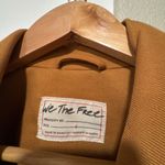 Free People  We The Free Block Party Crop Blazer Amber Large NWT Photo 9