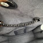 Coach  Parker 18 Dark Navy & Silver Glitter Convertible Shoulder Bag Photo 5