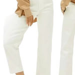 Everlane Women's  White Cropped Straight Short Jeans Size 4 EUC #7580 Photo 0