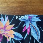 Roxy  Black Blue Pink Orange Floral Full Coverage Bikini Bottoms in Size Small Photo 2