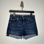 7 For All Mankind Relaxed Mid Roll Denim Shorts 24 Photo 2