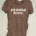 a glow Maternity Animal Print Mama Love Tshirt Photo 0