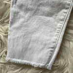 Loft White Sailor High Waist Skinny Crop Jeans Photo 6