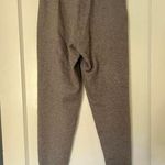 Cozy Heathered Brown Sweater Knit Jogger Pants with Drawstring Waist size Small Photo 6