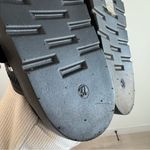 Faux Leather Black Studded Buckled Platform Mule 37 Size 6 Photo 4