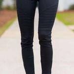 Beulah NWT  Black Moto Jeggings Photo 5