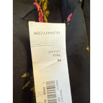 Old Navy Floral Black Dress Med Tall boho whimsi cottage core fairy Ruffle romantic pink Photo 2