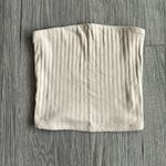 American Eagle  Cream Corset Style Tube Top Size S Photo 0
