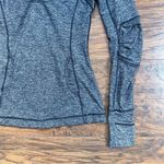 Lululemon • Run Resolution Hoodie pullover 1/4 zip heathered grey black ruched Photo 4