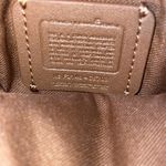 Coach X Jean Michel Basquiat Circular Coin Pouch In Signature Canvas Purse Charm Photo 8