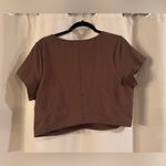 Aerie  Brown Offline Crop Top Photo 1
