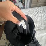 Lululemon black tapered paperbag drawstring cropped lounge pants 6 Photo 6