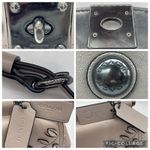 Coach  Drifter Tea Rose Gray Beige Leather Bag Handle Crossbody Shoulder Purse Photo 5