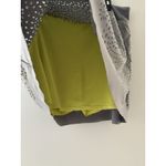 Title Nine Skort Skirt Size XL Gray Lime Perforated Stretch Pickleball Golf Photo 2