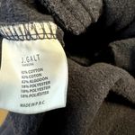 John Galt  Malibu Jogger Pants Mid-Rise Elastic Waist Tapered Leg Pockets Black Photo 3