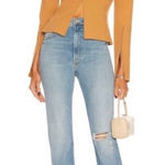 MOTHER DENIM HIGH WAISTED RIDER ANKLE JEANS in Kiss And Make Up Again Size 30 Blue Photo 0