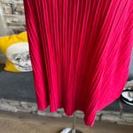 Philosophy  Red Sleeveless Pleated Top Photo 4