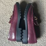 Loft Burgundy Croc Horsebit Loafer Photo 4