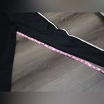 Adidas Climalite Women's Black High Waist Side Stripes Logo Active Leggings Sz M Size M Photo 5