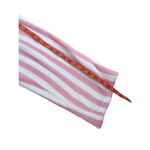 PJ Couture Striped Fleece Bath Robe Sleepwear Pajamas Pink Size L Photo 10