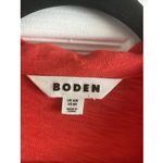 Boden Womens 6 Red‎ Collared Shift Dress Short Sleeve Casual On the Go Church Red Photo 2