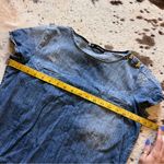 DSQUARED2 Denim Distressed Mini‎ Y2K Dress Size 40 Small Blue Photo 7