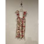 Abercrombie & Fitch Dress Womens XS White Pink Floral Ruffle Midi Sundress Photo 1