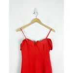 Likely Johnna Sweetheart Neckline Midi Dress Size 0 Orange Cocktail Wedding Photo 3