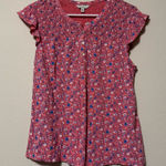 Lucky Brand  Pink Floral Top Photo 0