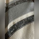 Chico's Chico’s Calvi Open Front Long Cream & Metallic Duster Vest Sweater Sz Med (1) Photo 8